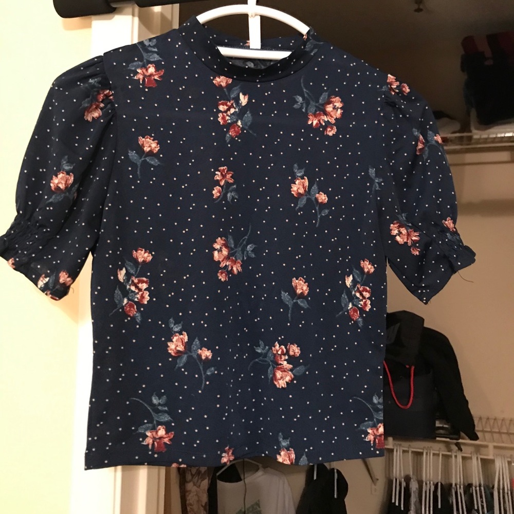 Target Floral Crop Top